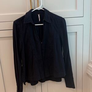 Free People Dark Gray Top